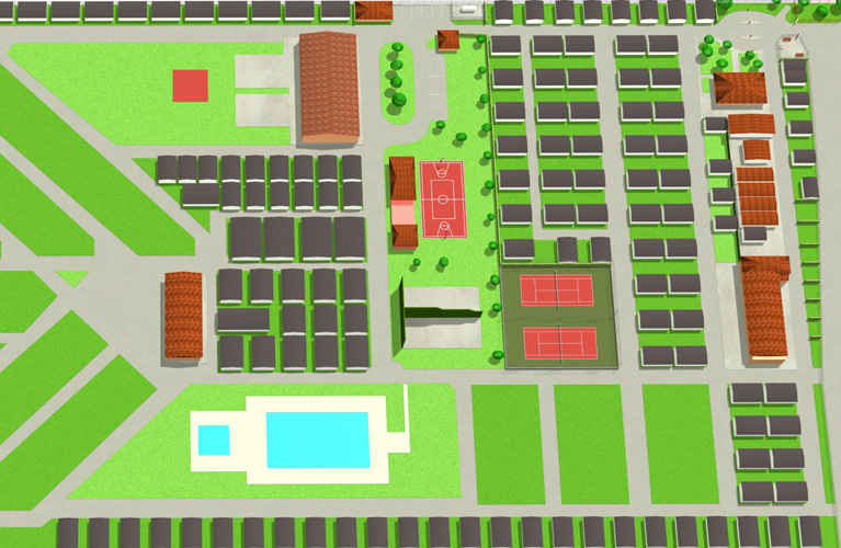 Infografías 3D Camping Bañares (Publifiel)